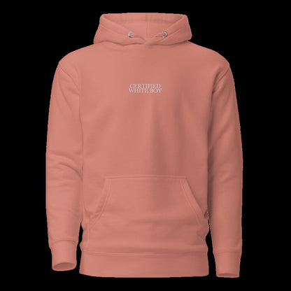 CERTIFIED WHITE BOY Dusty Rose front embroidered mockup