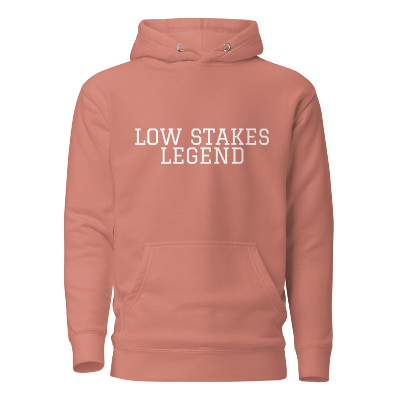 LOW STAKES LEGEND Dusty Rose front mockup
