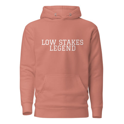 LOW STAKES LEGEND Dusty Rose front mockup