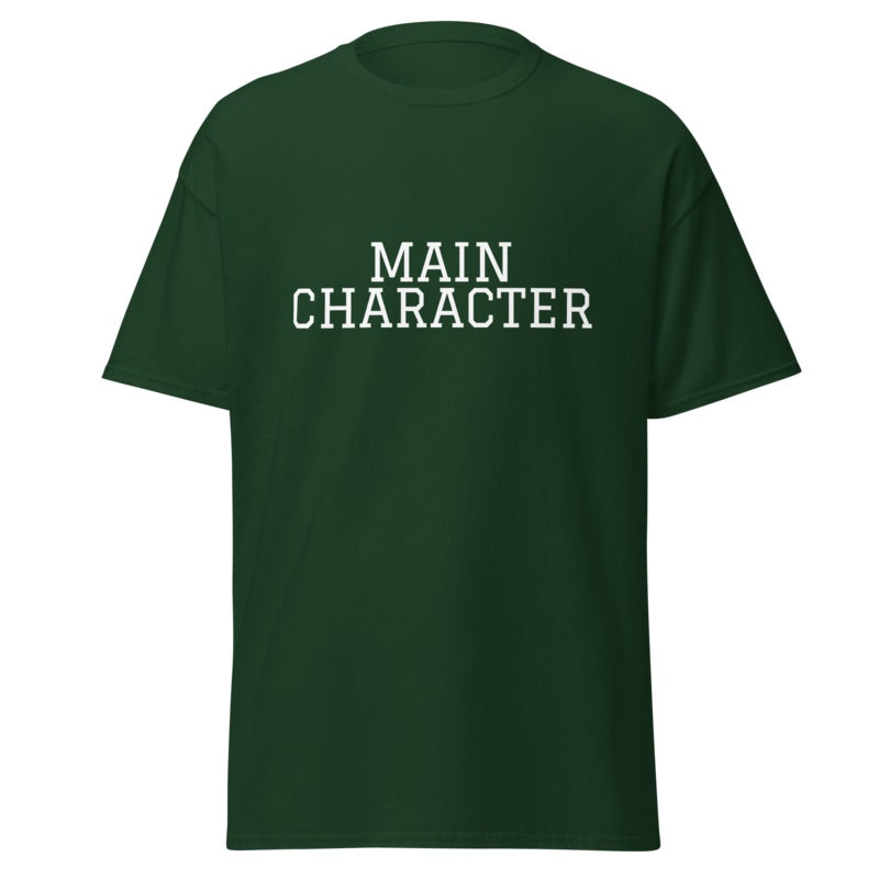 MAIN CHARACTER Forest Green front mockup