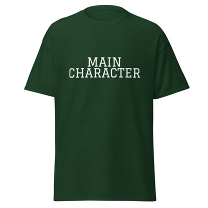 MAIN CHARACTER Forest Green front mockup