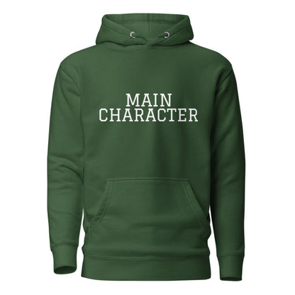MAIN CHARACTER Forest Green front mockup