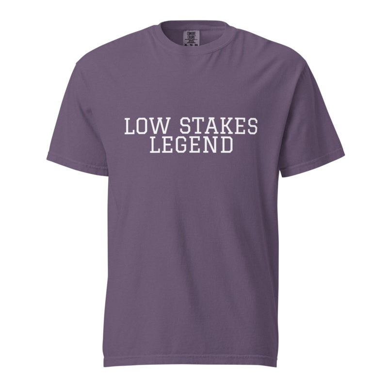 LOW STAKES LEGEND Grape front mockup