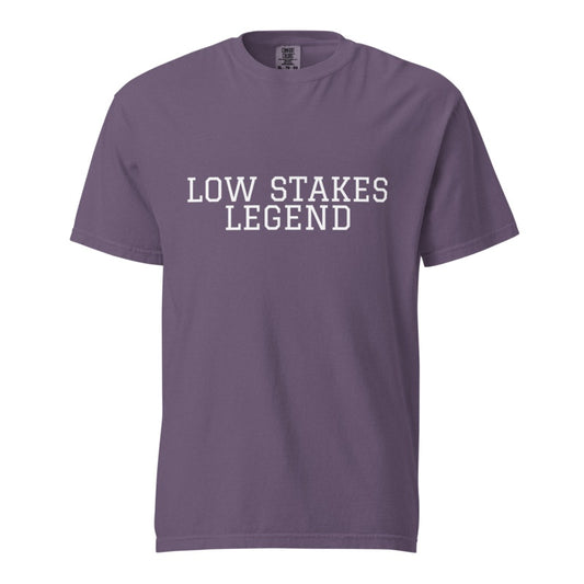 LOW STAKES LEGEND Grape front mockup