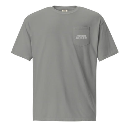CERTIFIED WHITE BOY Grey front mockup