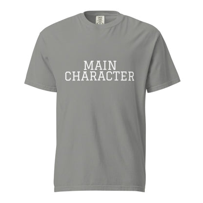 MAIN CHARACTER Grey front mockup