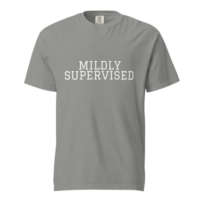 MILDLY SUPERVISED Grey front mockup