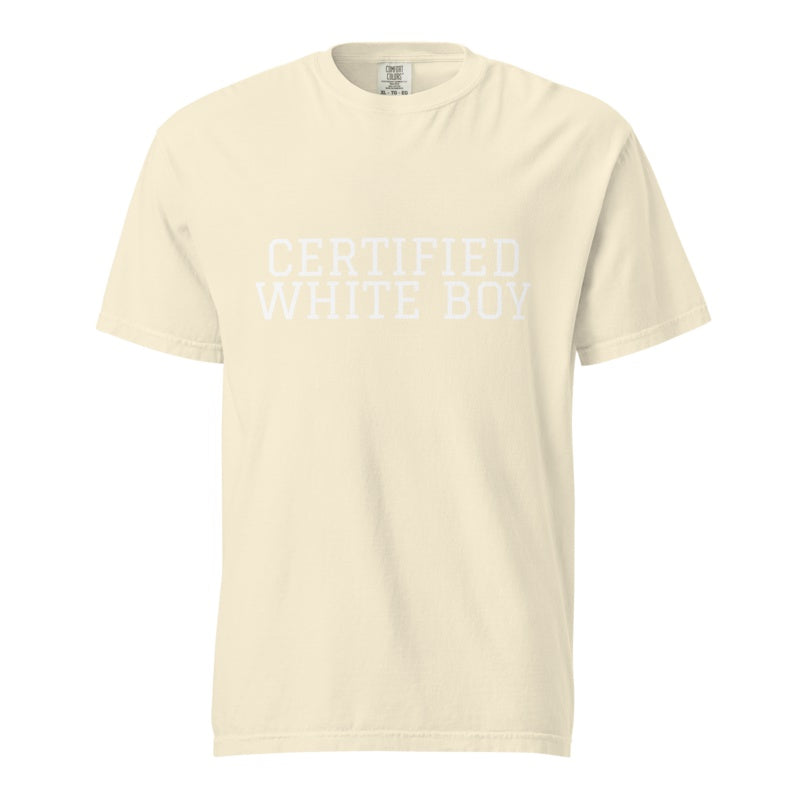 CERTIFIED WHITE BOY Ivory front mockup