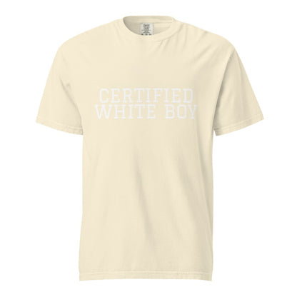CERTIFIED WHITE BOY Ivory front mockup