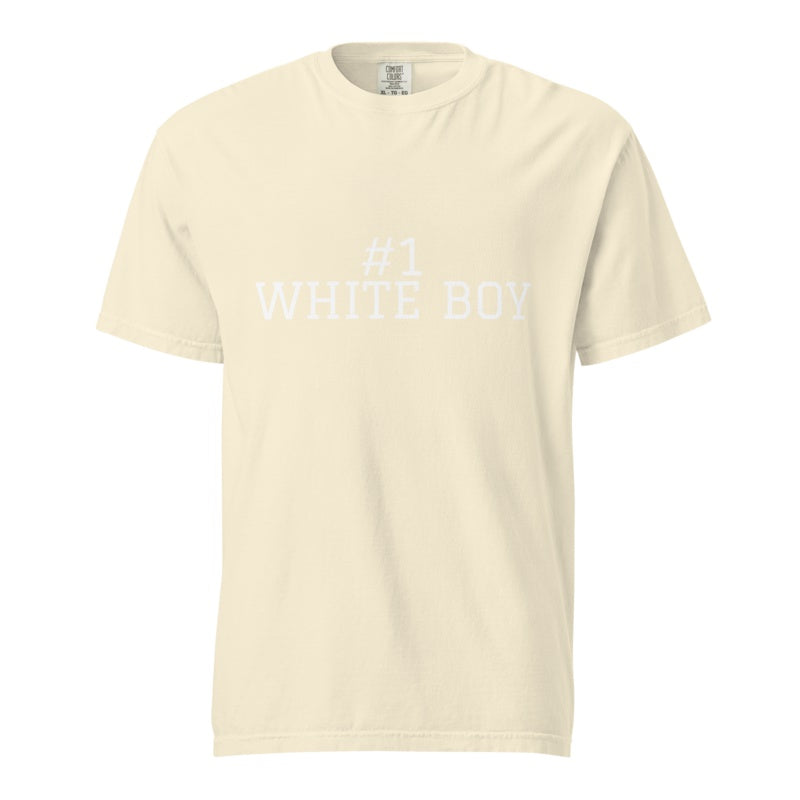 #1 WHITE BOY Ivory front mockup