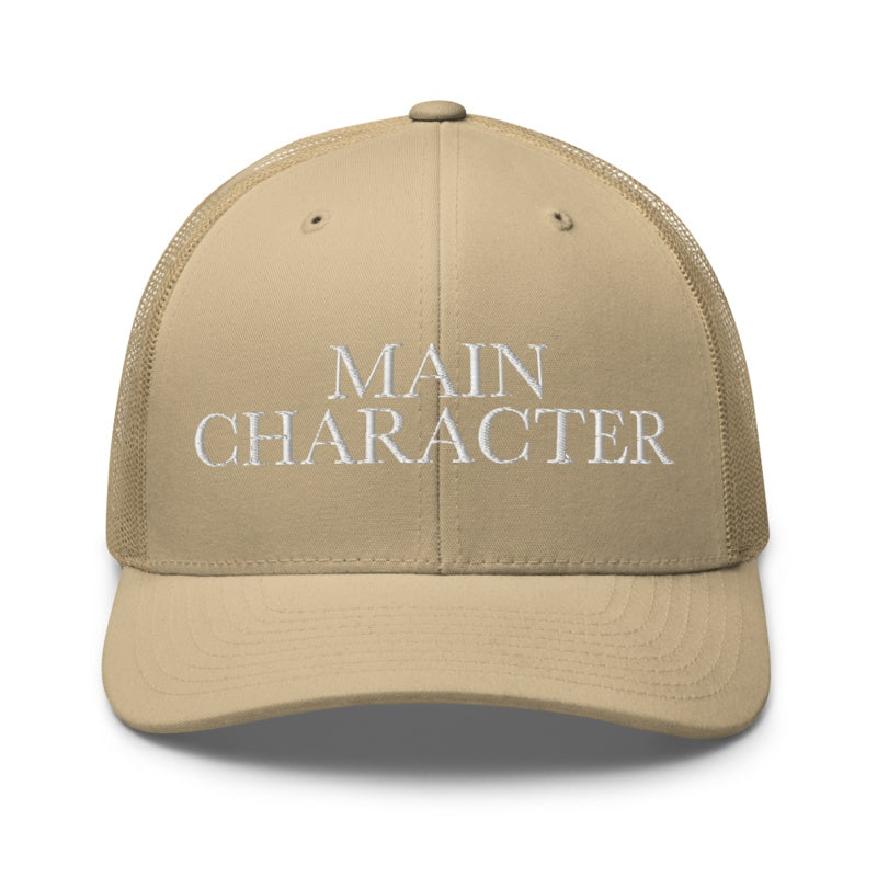 MAIN CHARACTER Khaki front mockup