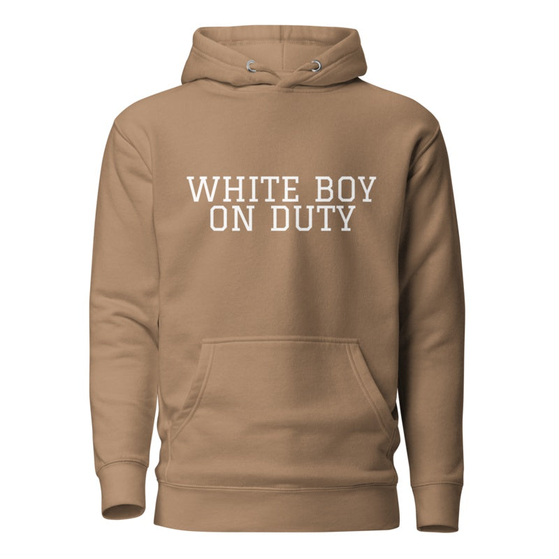 WHITE BOY ON DUTY Latte front mockup