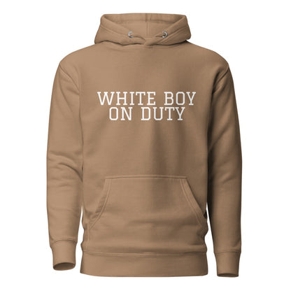 WHITE BOY ON DUTY Latte front mockup