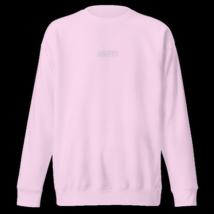 CERTIFIED WHITE BOY Lavender front embroidered mockup