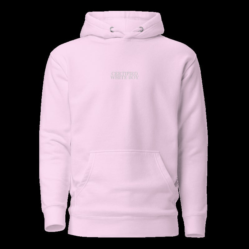 CERTIFIED WHITE BOY Lavender front embroidered mockup