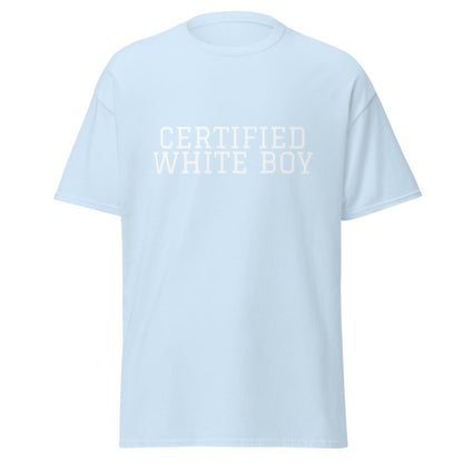 CERTIFIED WHITE BOY Light Blue front mockup