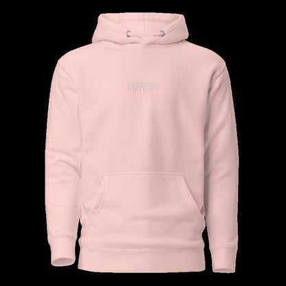 CERTIFIED WHITE BOY Light Pink front embroidered mockup