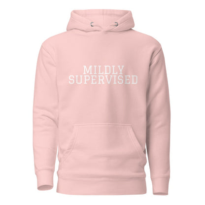 MILDLY SUPERVISED Light Pink front mockup