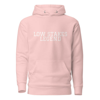 LOW STAKES LEGEND Light Pink front mockup
