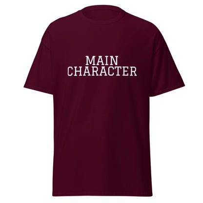 MAIN CHARACTER Maroon front mockup