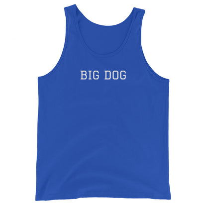 WHITE BOY SUMMER - Big Dog - "Big Dog" - Classic Cotton Tank Top - Tank Top True Royal