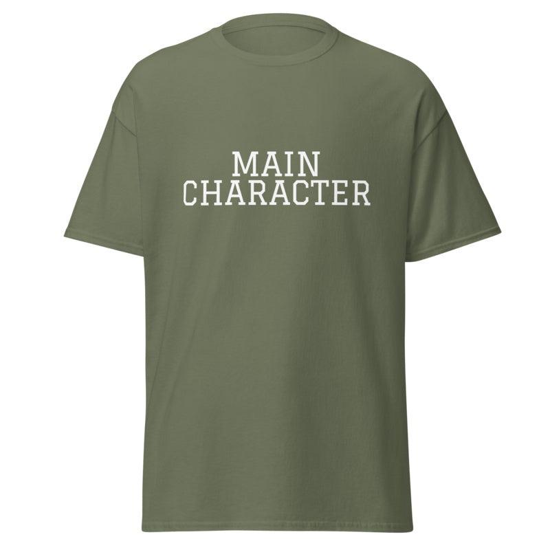 MAIN CHARACTER Military Green front mockup