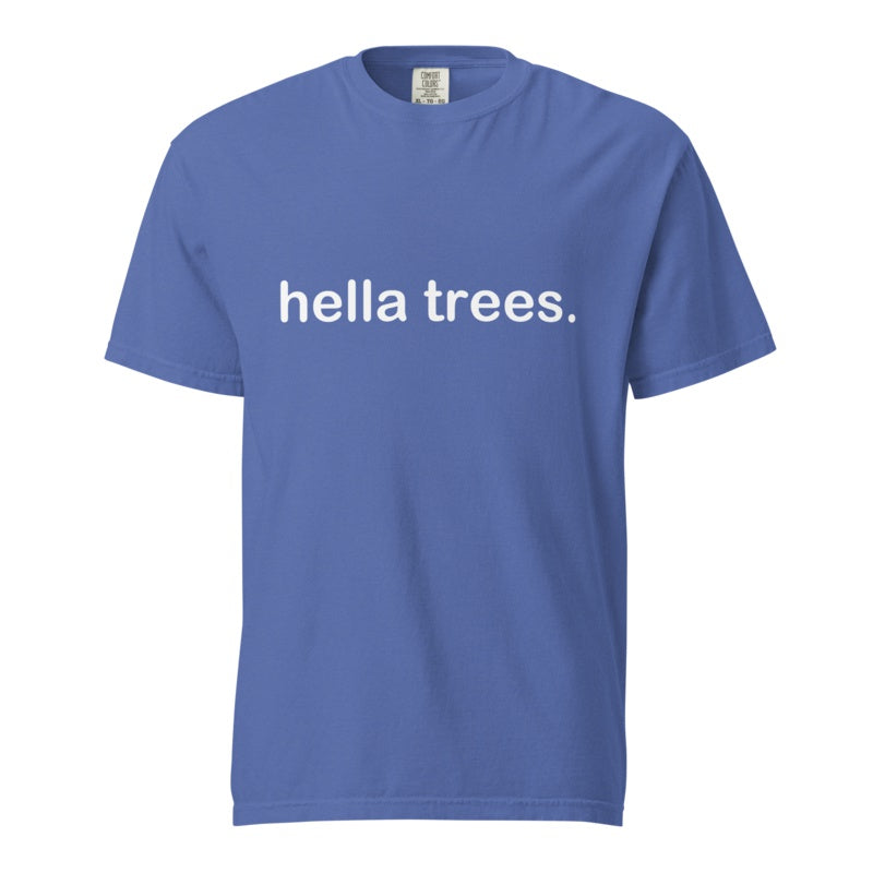 HELLA TREES Mystic Blue front mockup