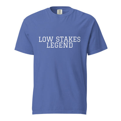 LOW STAKES LEGEND Mystic Blue front mockup