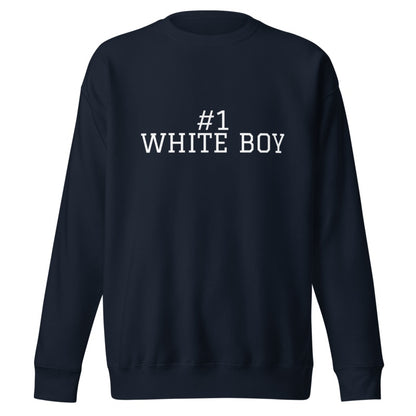 #1 WHITE BOY Navy Blazer front mockup