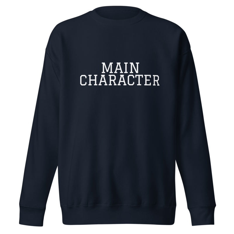 MAIN CHARACTER Navy Blazer front mockup