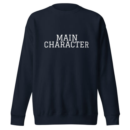 MAIN CHARACTER Navy Blazer front mockup