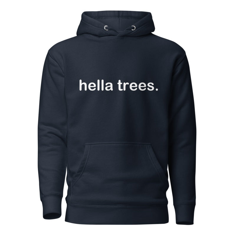 HELLA TREES Navy Blazer front mockup