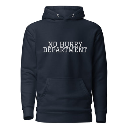 NO HURRY DEPARTMENT Navy Blazer front mockup