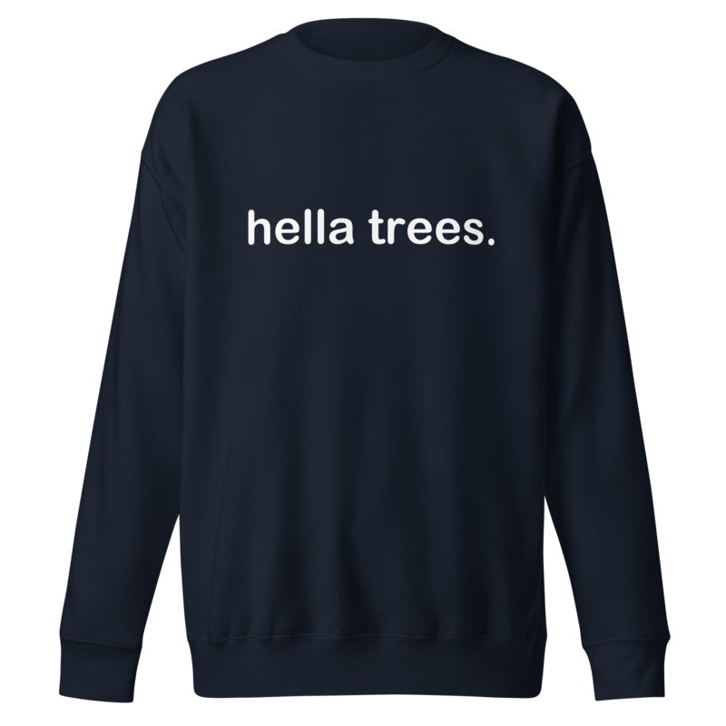 HELLA TREES Navy Blazer front mockup