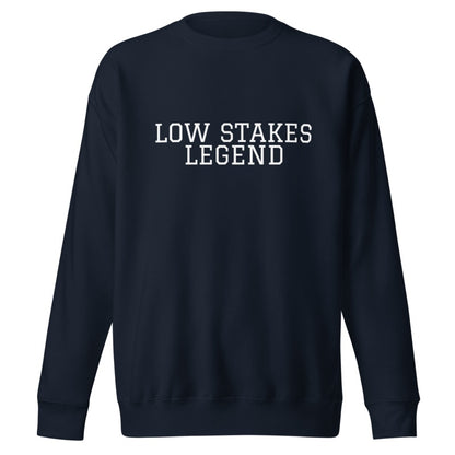 LOW STAKES LEGEND Navy Blazer front mockup