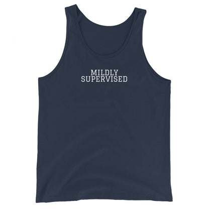 MILDLY SUPERVISED Navy front mockup