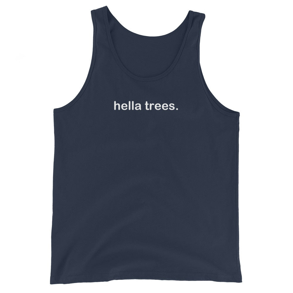 HELLA TREES Navy front mockup