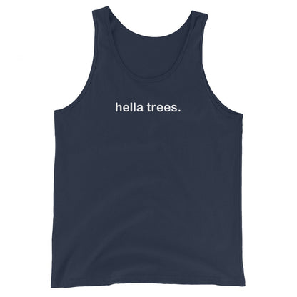 HELLA TREES Navy front mockup