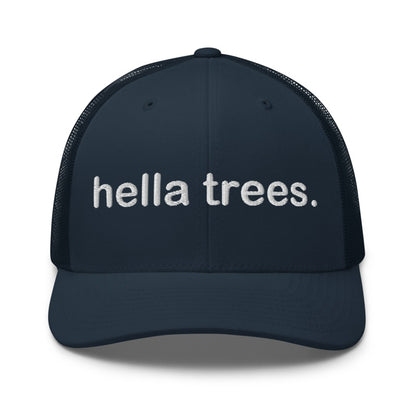 HELLA TREES Navy front mockup