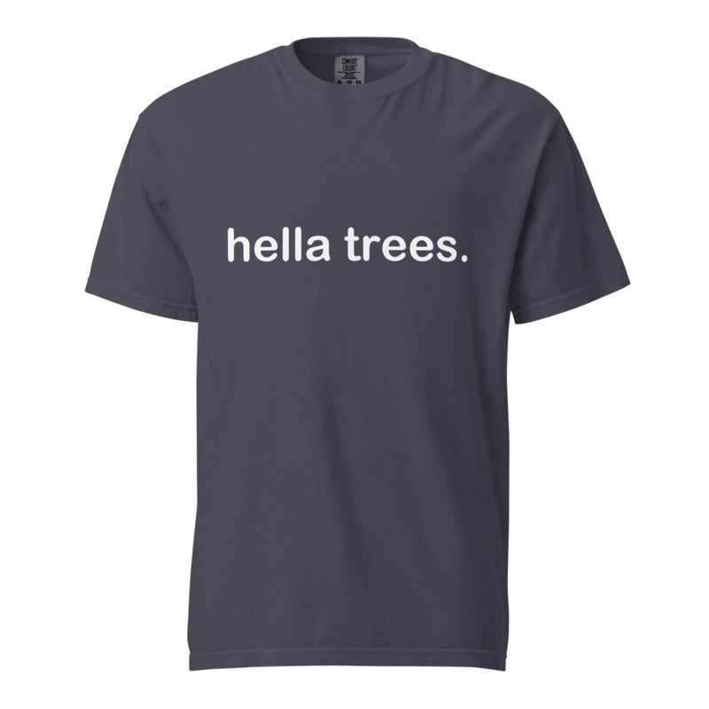 HELLA TREES Navy front mockup