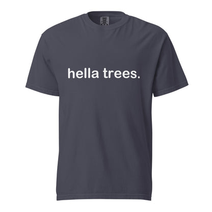 HELLA TREES Navy front mockup
