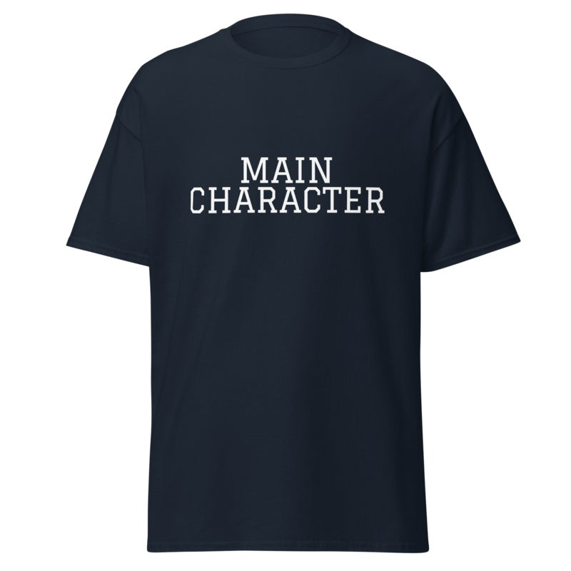 MAIN CHARACTER Navy front mockup