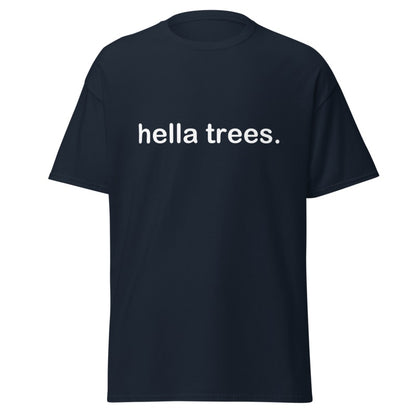 HELLA TREES Navy front mockup