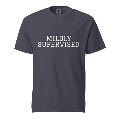 MILDLY SUPERVISED Navy front mockup
