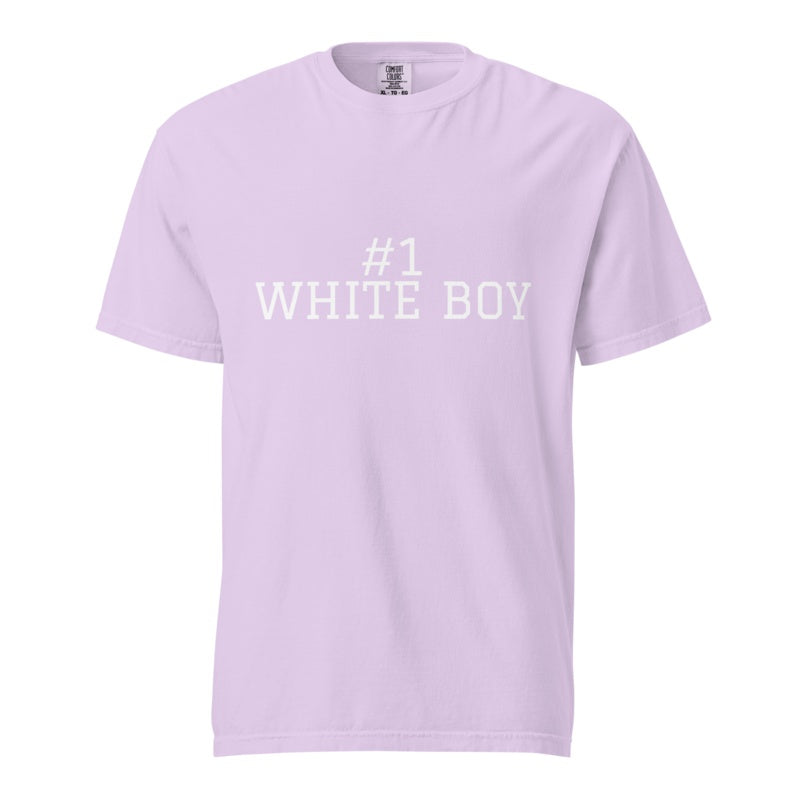 #1 WHITE BOY Orchid front mockup