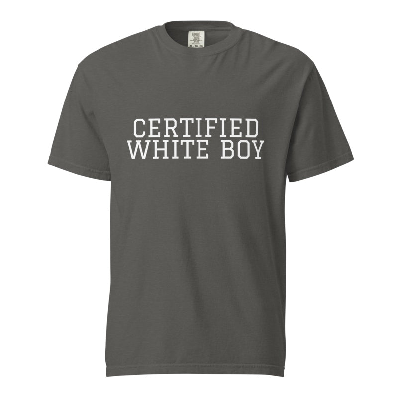 CERTIFIED WHITE BOY Pepper front mockup