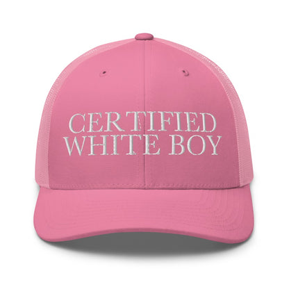 CERTIFIED WHITE BOY Pink front mockup