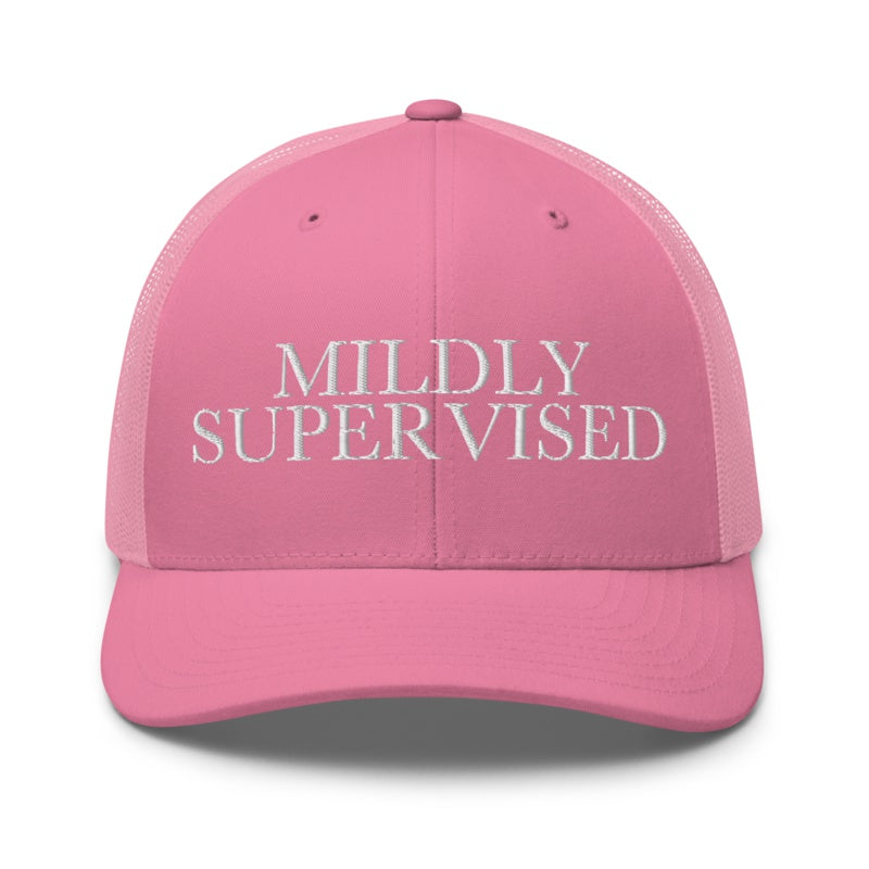 MILDLY SUPERVISED Pink front mockup