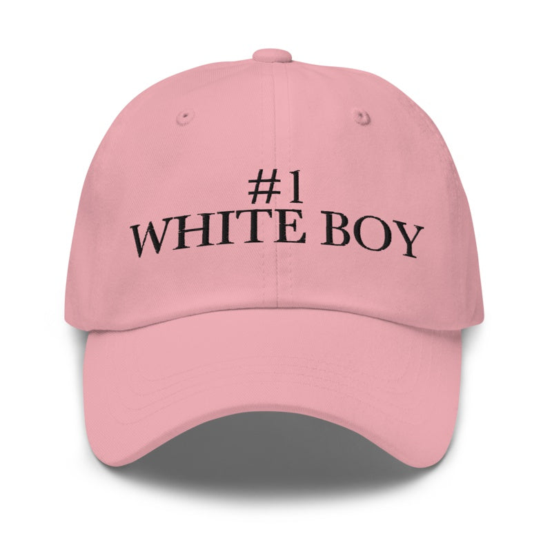 #1 WHITE BOY Pink front mockup