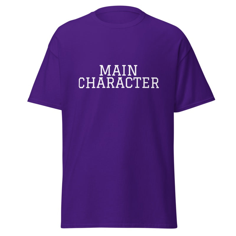 MAIN CHARACTER Purple front mockup